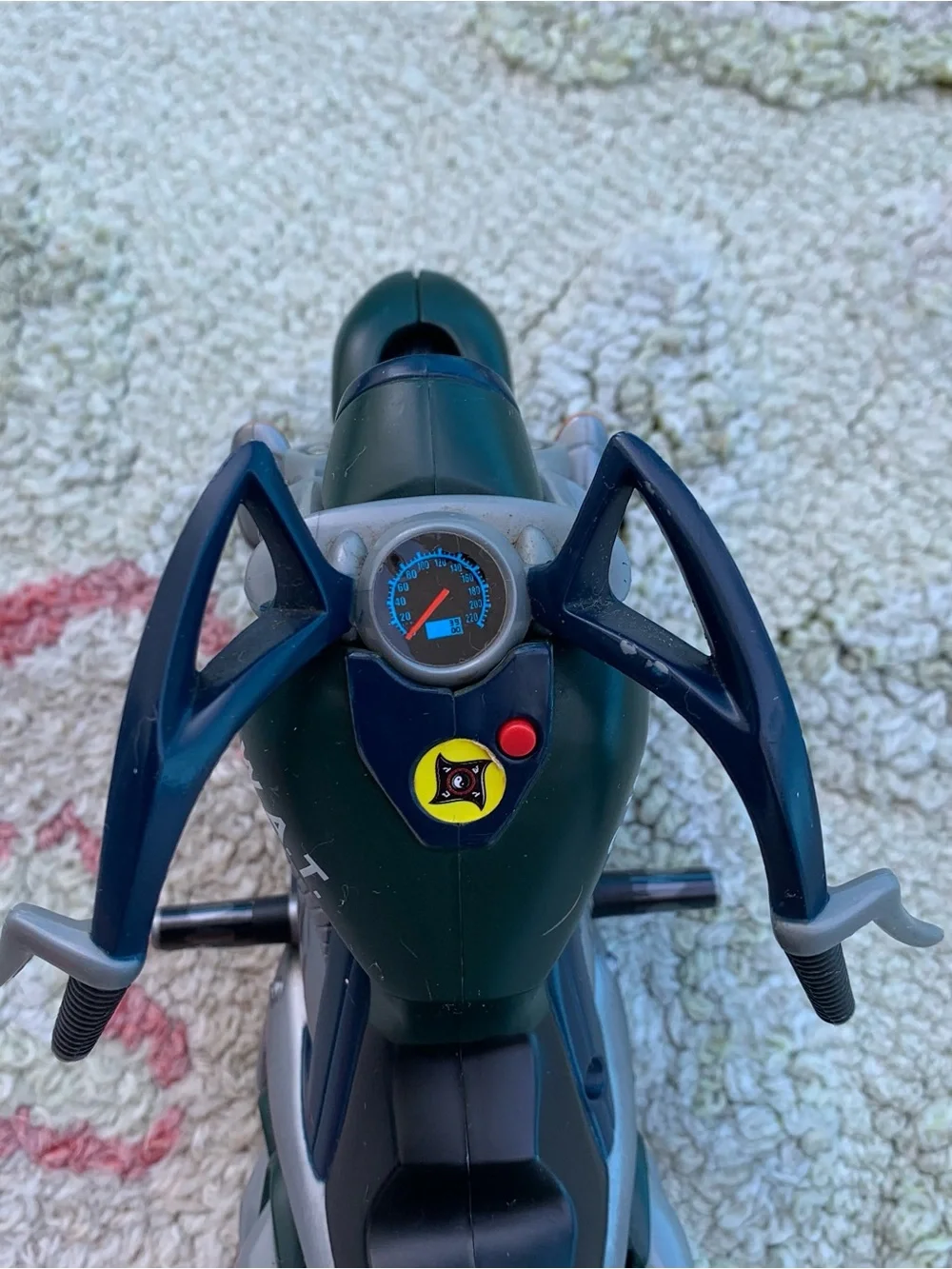 Vintage Chap Mei S.W.A.T. Police Toy Motorcycle Action Figure Bike